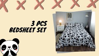 3 pcs Bedsheet Set PANDA Design screenshot 5