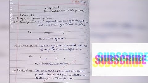 Class 9th rd Sharma chapter 9 exercise 9.1 all questions