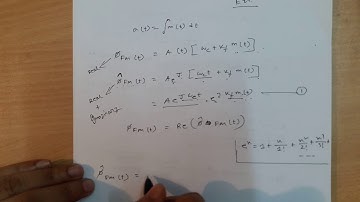Bandwidth of angle modulated wave 1