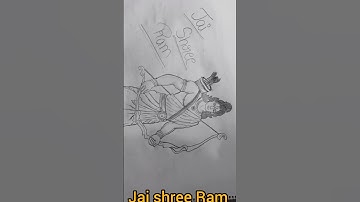 “Shree Ram Drawing ✨ | New trend| Energetic Jai Shri Ram| Fast Devotional Art” #shorts #jaishreeram
