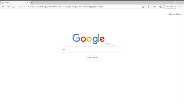 CS50 Web Programming: Project 0: Google search page using HTML and CSS