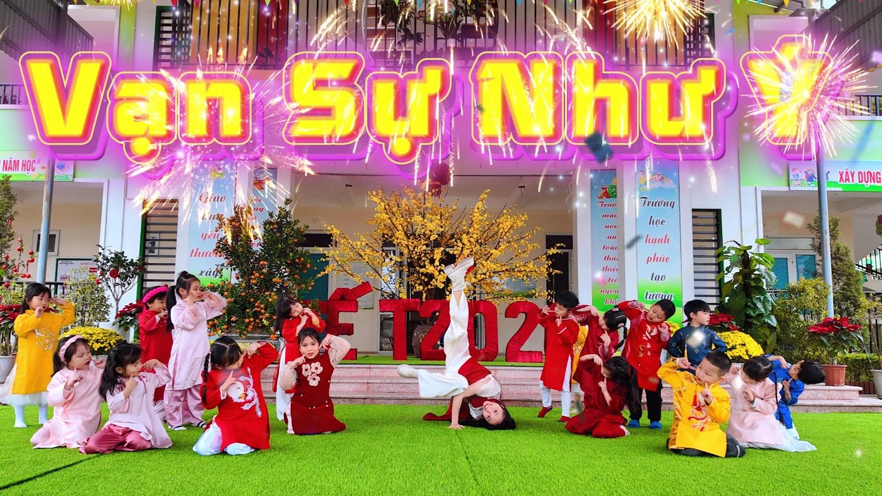 Vạn Sự Như Ý - Trúc Nhân | TRẺ MẦM NON NHẢY TẰNG TẮNG TĂNG CỰC BỐC