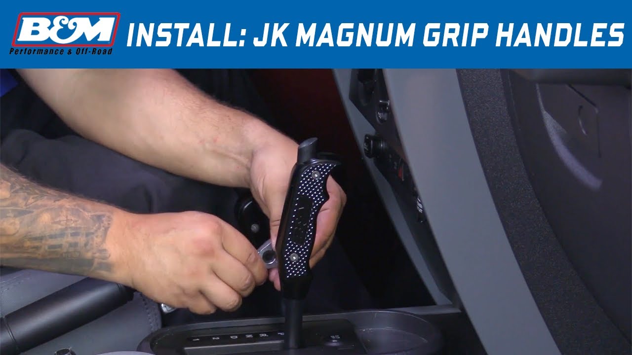Install: 2007-11 Jeep Wrangler JK - B&M Magnum Grip Auto Shift Handle