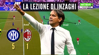 Inter Milan 5-1: La lezione di Inzaghi - Analisi Tattica 2023