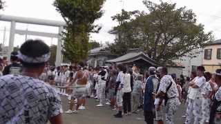 20130914‐1077やわたんまち三軒町を迎える