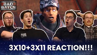 The Bad Batch 3x10 + 3x11 REACTION!!! 