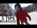 5 Tips for Toe Turns - Beginner Snowboarding