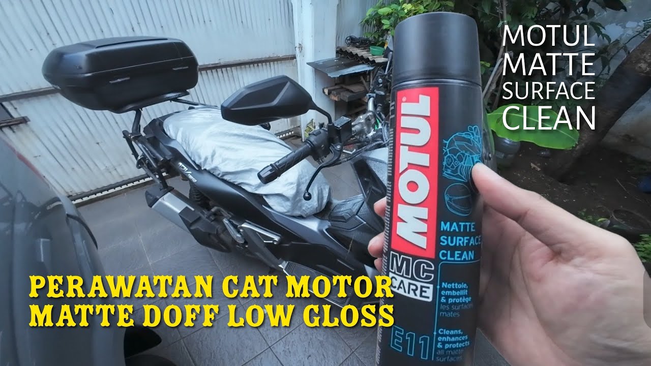 Merawat Cat Matte Doff Sepeda Motor 🔥 MOTUL MATTE SURFACE CLEAN