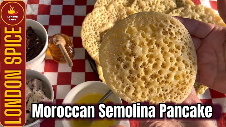 How To Make Moroccan Semolina Pancake| Semolina Pancake recipe| Semolina Pancake|  London Spice