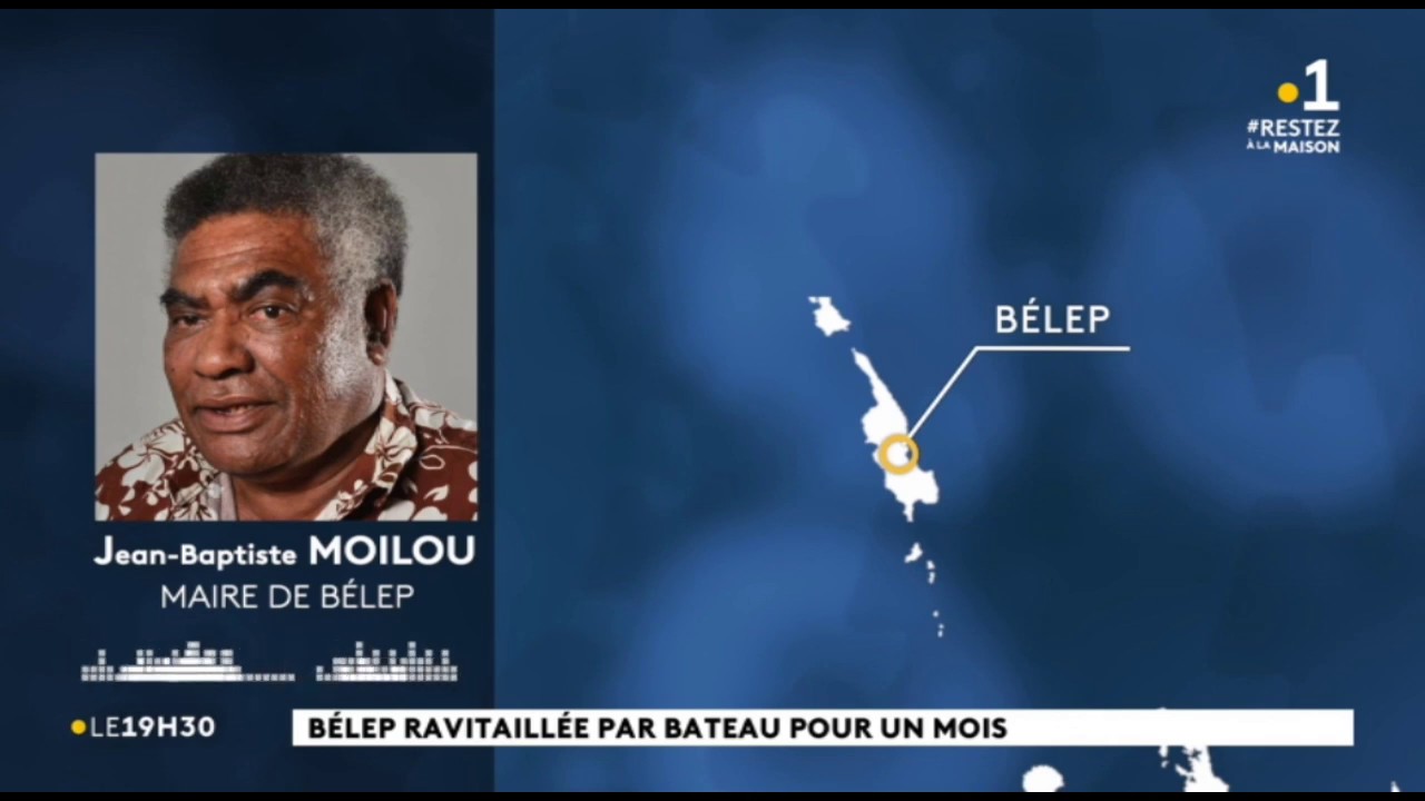 Bélep ravitaillée par bateau pendant un mois