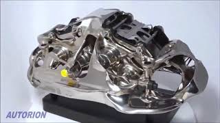Bugatti 3D Printed Titanium Brake Caliper