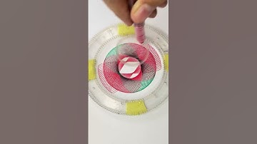 Tranquil Spirograph Creations | Relaxing ASMR Art for Calm! #spirograph #art #shorts #2024 #asmr