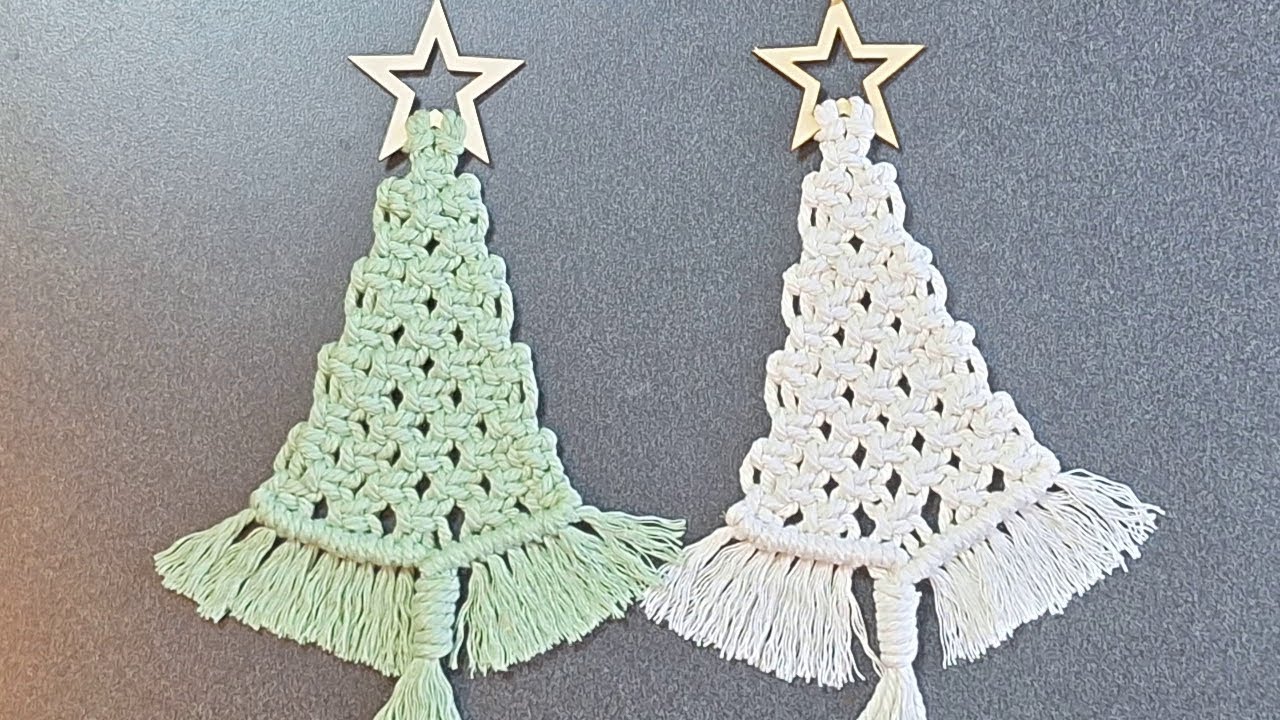 How to Make a Macrame Tree - YouTube