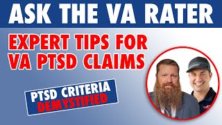 Ask the VA Rater: Expert Tips for VA PTSD Claims!