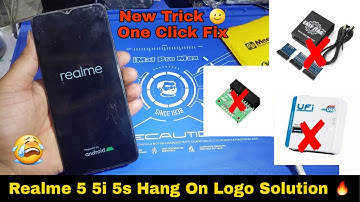 Realme 5 5i 5s Hang On Logo Solution 🔥 | New Trick 🌝| No Ufi, No ISP, No Easy JTAG, Fix