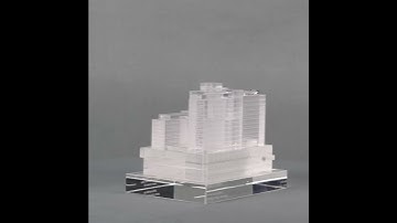 Loma Linda University Medical Center Custom Crystal 3D Building Replica