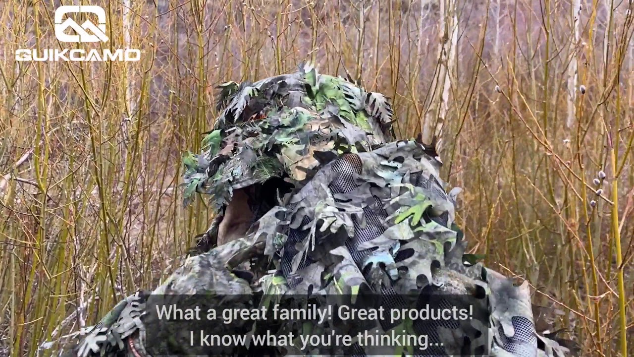 Leafy Suit and Bucket Hat Face Mask 