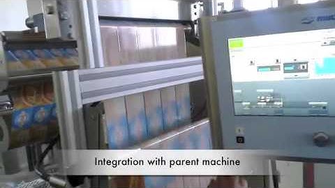 Ink Jet coding on Multivac R145   traversing system