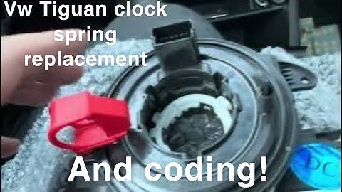 2013 VW TIGUAN CLOCK SPRING REPLACEMENT