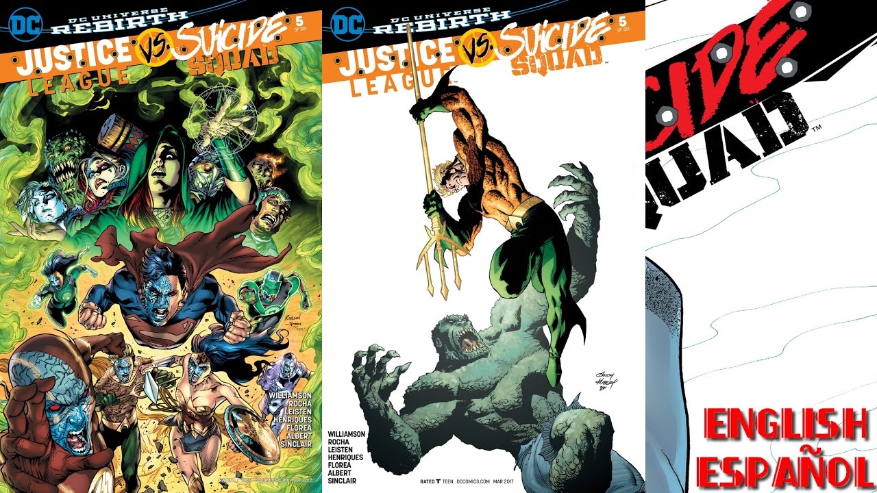 DC UNIVERSE REBIRTH JUSTICE LEAGUE vs SUICIDE SQUAD # 5 (ENG-ESP) 2017 ...