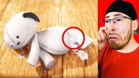 Reacting to the SADDEST Animations - Try NOT To CRY Challenge