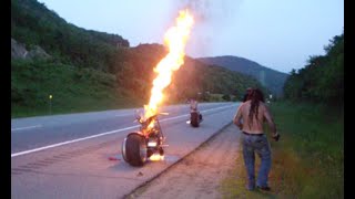 Indian Larry Dished Chopper Gas Tank for Yelawolf by Billy Lane with Hot Rod Legend George Barris