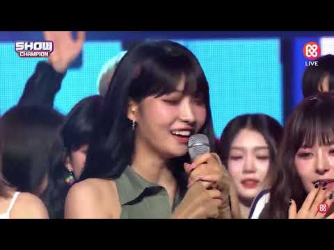 230830 Everglow 'Slay' 1St Win On Encore On Show Champion With Mc Woo!Ah Billllie
