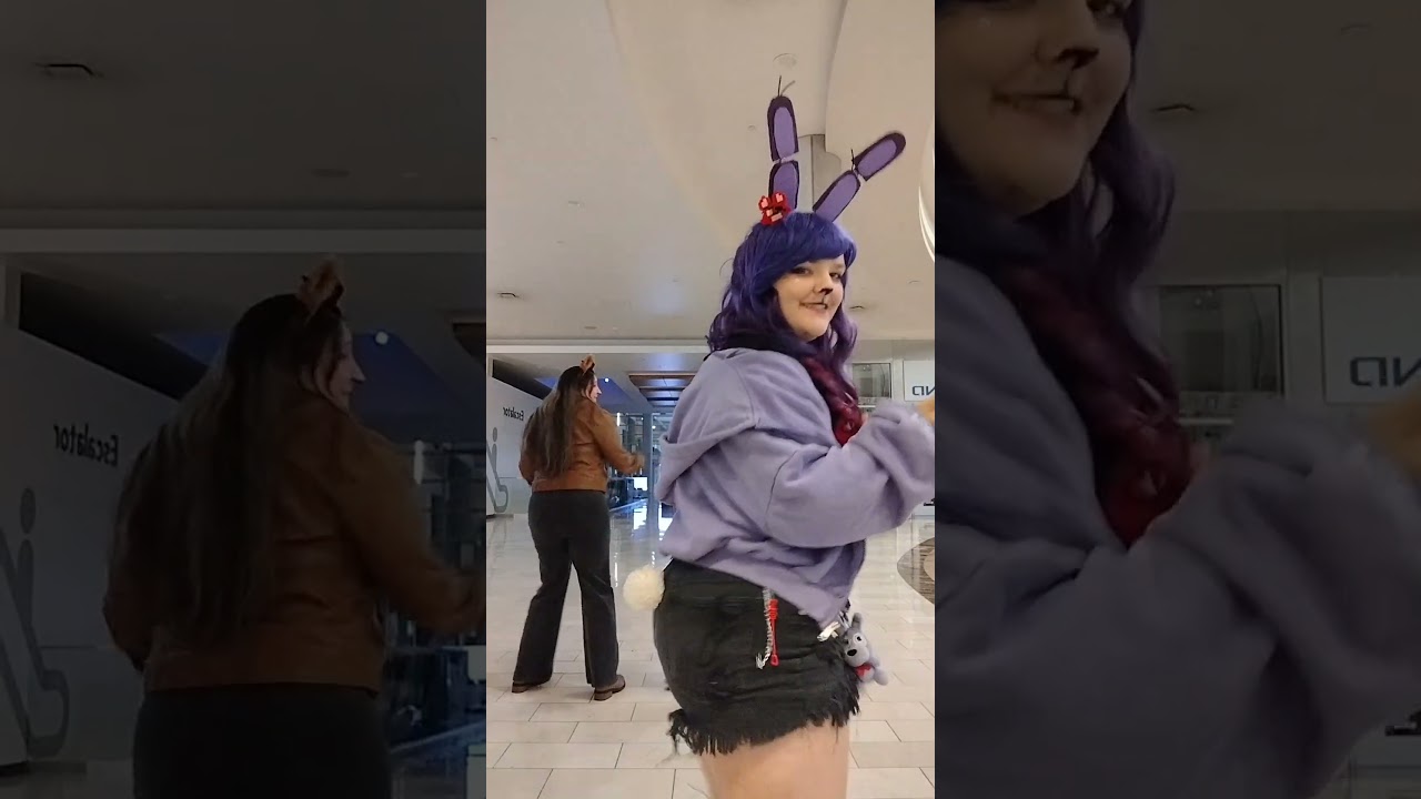 this dance is so fun #cosplaycostume #diycosplay #dance #cosplaywigs #cosplayer #bonnie #fnaf