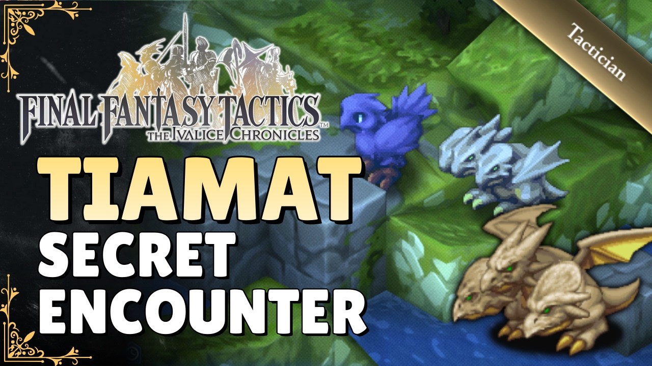 Бой с ТИАМАТ, одиночный рыцарский поединок ФИНАЛ | Режим тактики | Хроники Ивалиса FFT