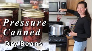 How to Can Dry Beans with Broth in the Pressure Canner