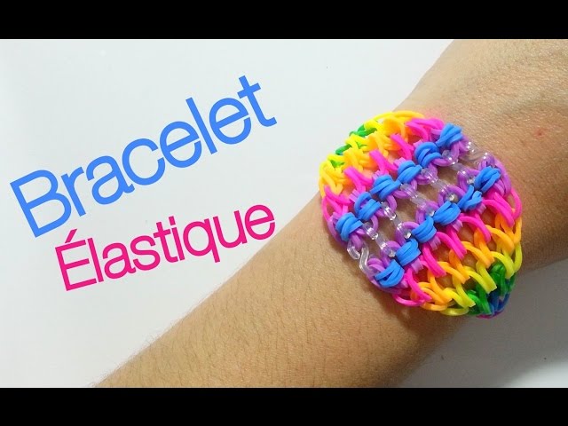 Comment faire un bracelet élastique sans machine 