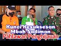 Mbah Sadiman pahlawan penghijaun datang ke desa Dawungan kiat sukses menjaga hutan