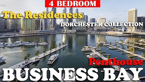 Inside ultra luxury 4 bedroom Penthouse in Dorchester Collection Business Bay Dubai