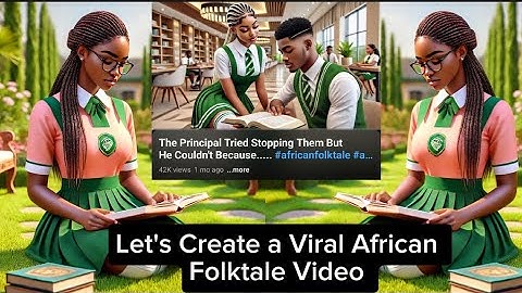How to Create AFRICAN folktale Story Videos for FREE| A-Z Animated African folktale (2025)