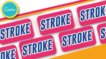 How To Make Stroke Effect In Canva 2022 || Serene Arts