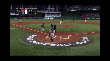 Trea Turner Solo Homer to give USA the early lead (World Baseball Classic)