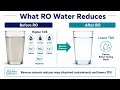 How a tanked reverse osmosis water filtration system works