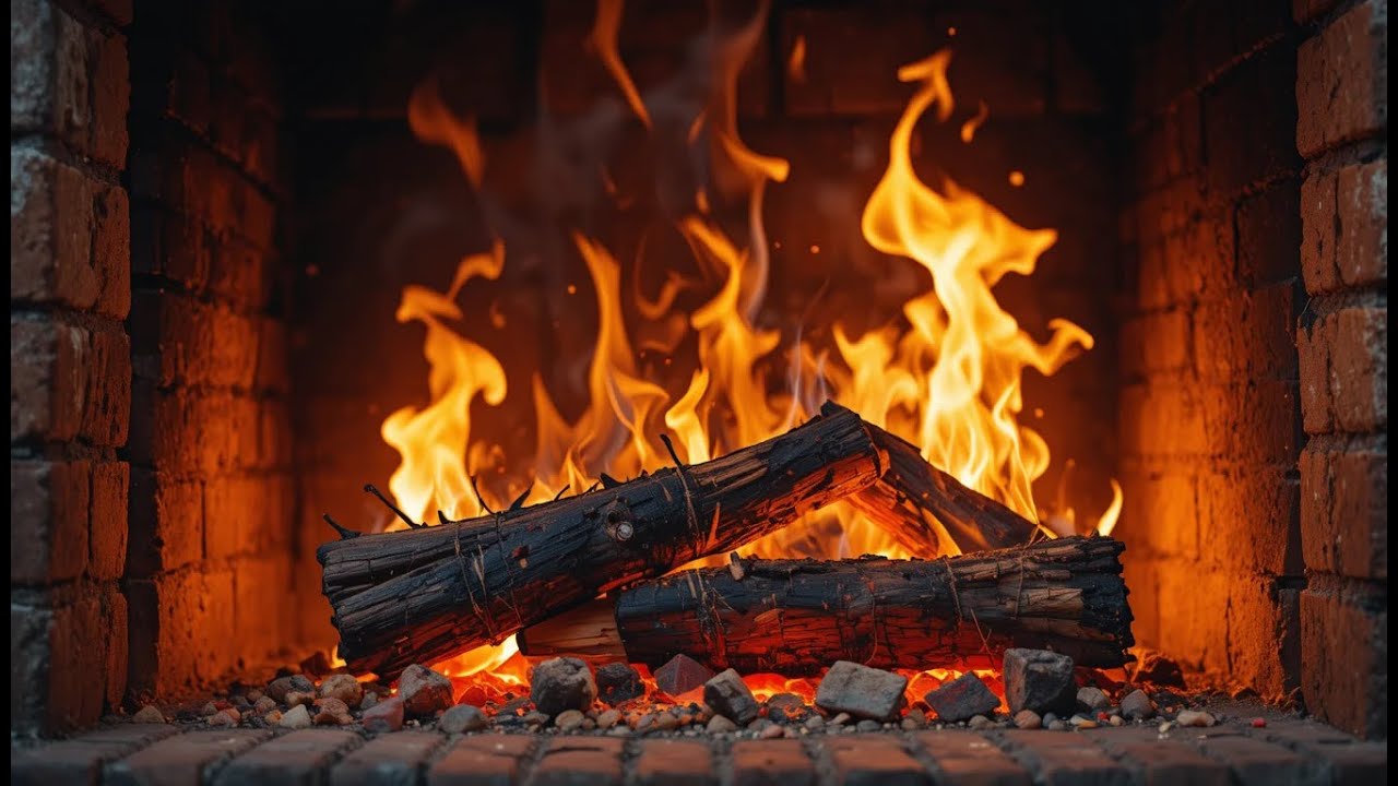 Relax Your Heart & Sleep Peacefully | Soothing Quran Recitation with Warm Fireplace Crackling Sound