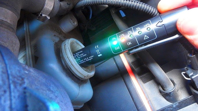 ‎KINGBOLEN Brake Fluid Tester with 5 LED Indicators,DOT 3 DOT 4 DOT 5.1  Brake Fluid Liquid Tester Pen for Check Engine Automotive Accessories,Auto