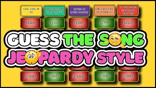 Guess the Song! Jeopardy Music Quiz Style | Music Trivia | Quiz Burst