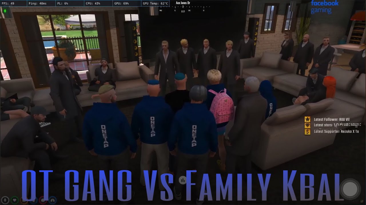 OT Gang Vs Family Kbal /Sam Gaming/PPRP Phnom Penh RolePlay