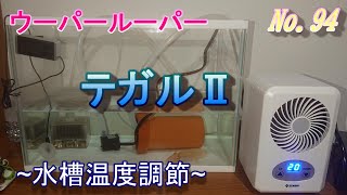 ＴＥＧＡＲＵⅡ（テガルⅡ）でウーパールーパーの水槽を温度調整【水槽クーラー・ペルチェ式】