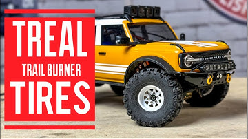 First Look: NEW Treal 1.0 TrailBurner Tires! Size Comparisons, Crawling & More!!