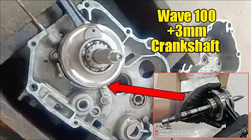 Wave 100 +3mm crankshaft ang laki ng difference kaya sa stock z5 performance