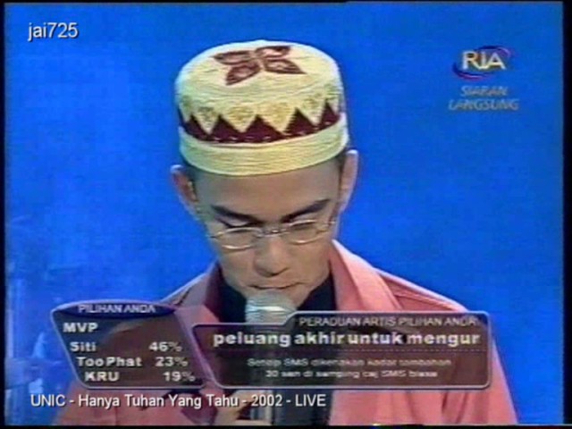 UNIC - Hanya Tuhan Yang Tahu - 2002 - LIVE class=