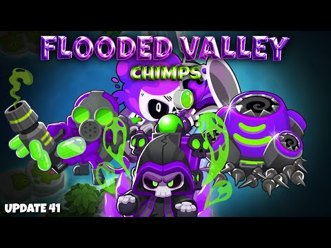 Flooded Valley CHIMPS Black Border Guide ft. Striker Jones and the Overcrowded Track (BTD6)
