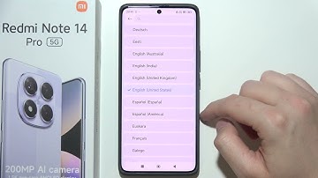 Redmi Note 14 Pro: How to Change System Language