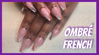 Ombre French | Gel- X Design | Nails By Naia