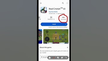 real cricket 22|how to download in play storegames| #shorts #viral