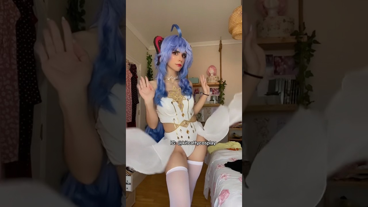 BRIDE GANYU MENTIONED 🗣️ #cosplay #genshinimpact #genshin #ganyu #anime #animegirl #shorts
